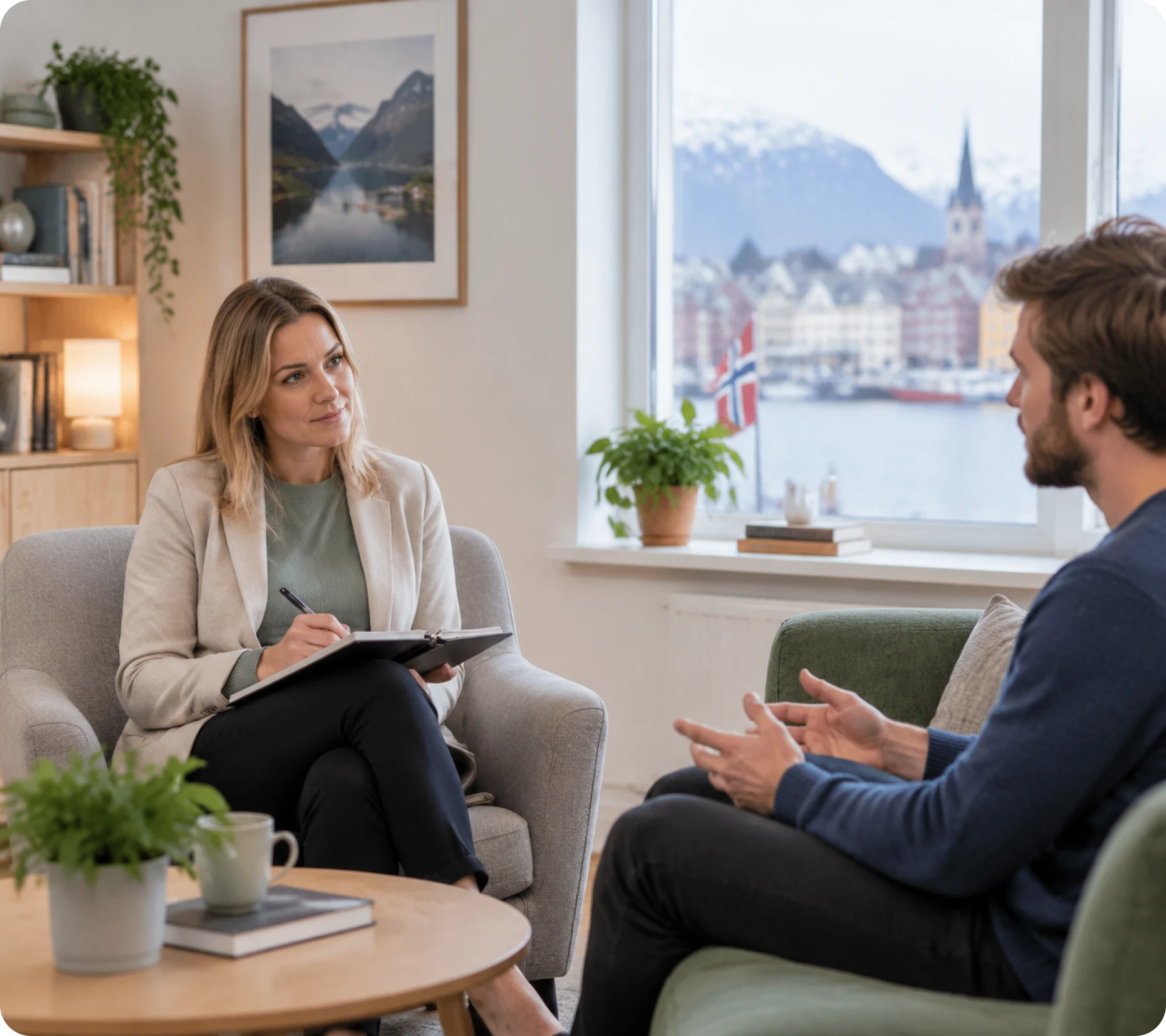 Hvem kan tilby samtaleterapi i Norge?