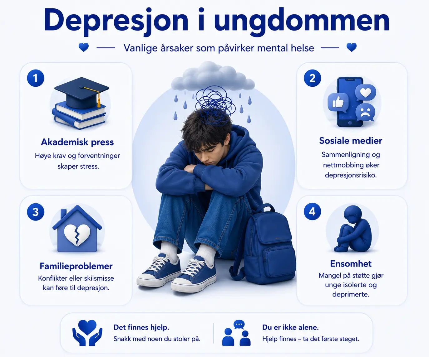 Depresjon hos ungdom
