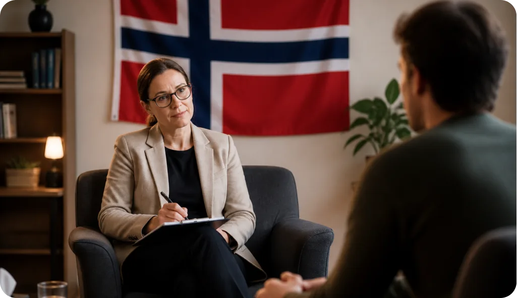 Hvor kan du få psykisk helsehjelp i Norge