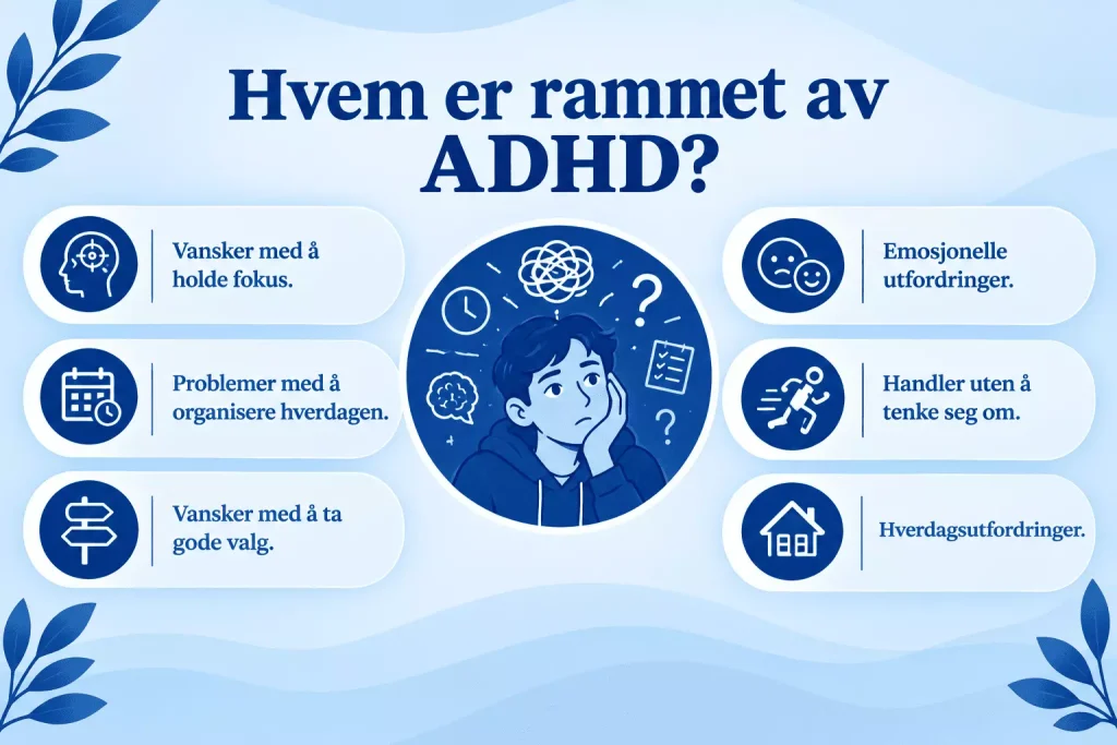 Hvem er rammet av ADHD
