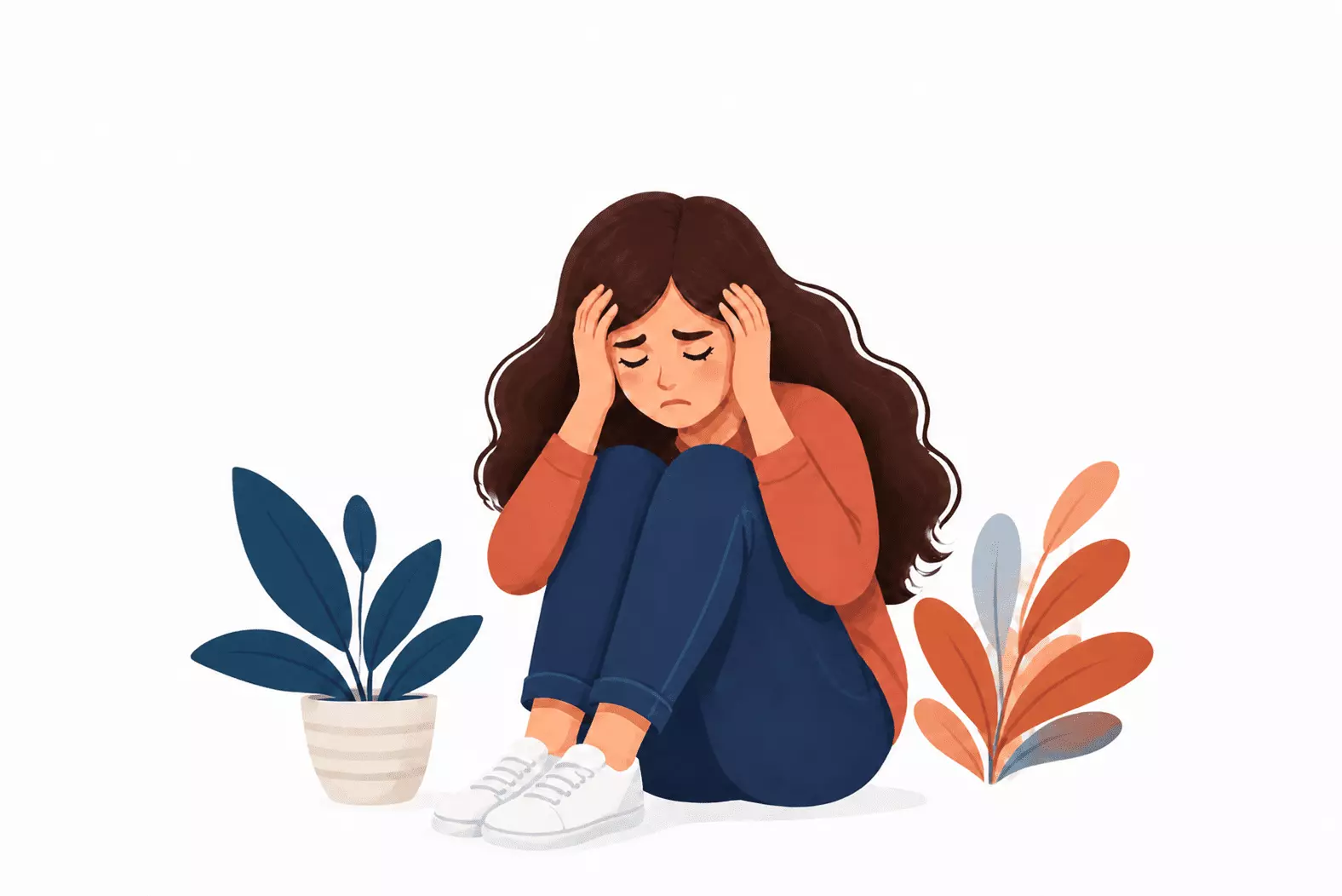 Angstlidelser Illustration