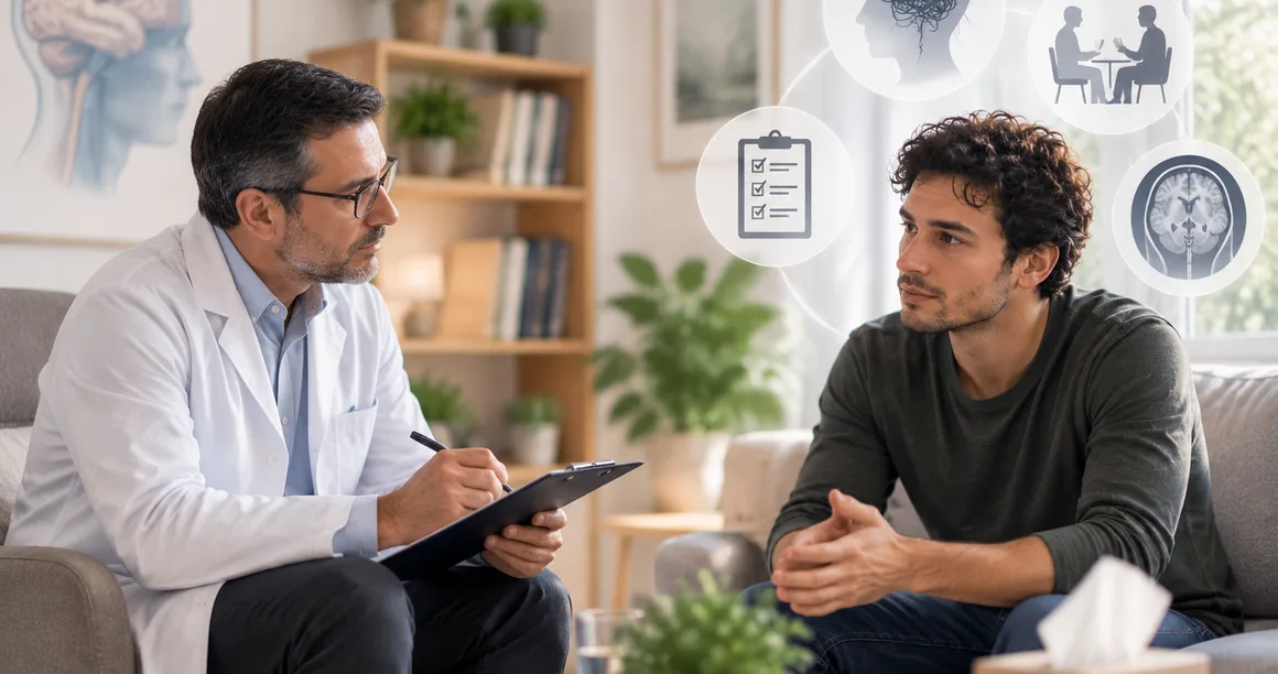 Hvordan diagnostiserer en psykiater psykotiske lidelser?