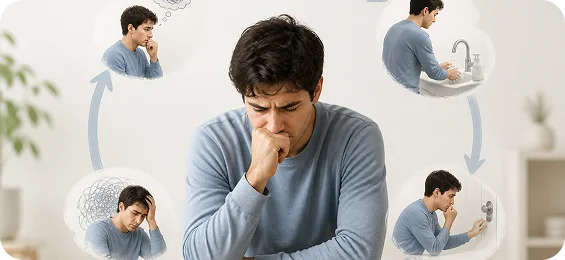Hvordan kan OCD syklusen opprettholde lidelsen?